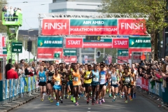 13-04-2014 ABN-AMRO Marathon Rotterdam Nederland Atletiek foto: Kees Nouws