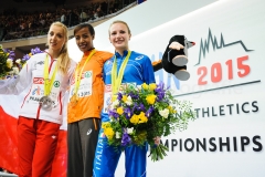 08-03-2015 EK Indoor Atletiek Praag Tsjechie Atletiek foto: kees Nouws :