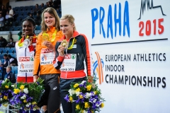 08-03-2015 EK Indoor Atletiek Praag Tsjechie Atletiek foto: kees Nouws :